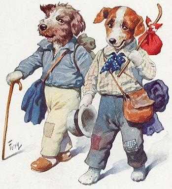 Patriotic Dog Cliparts