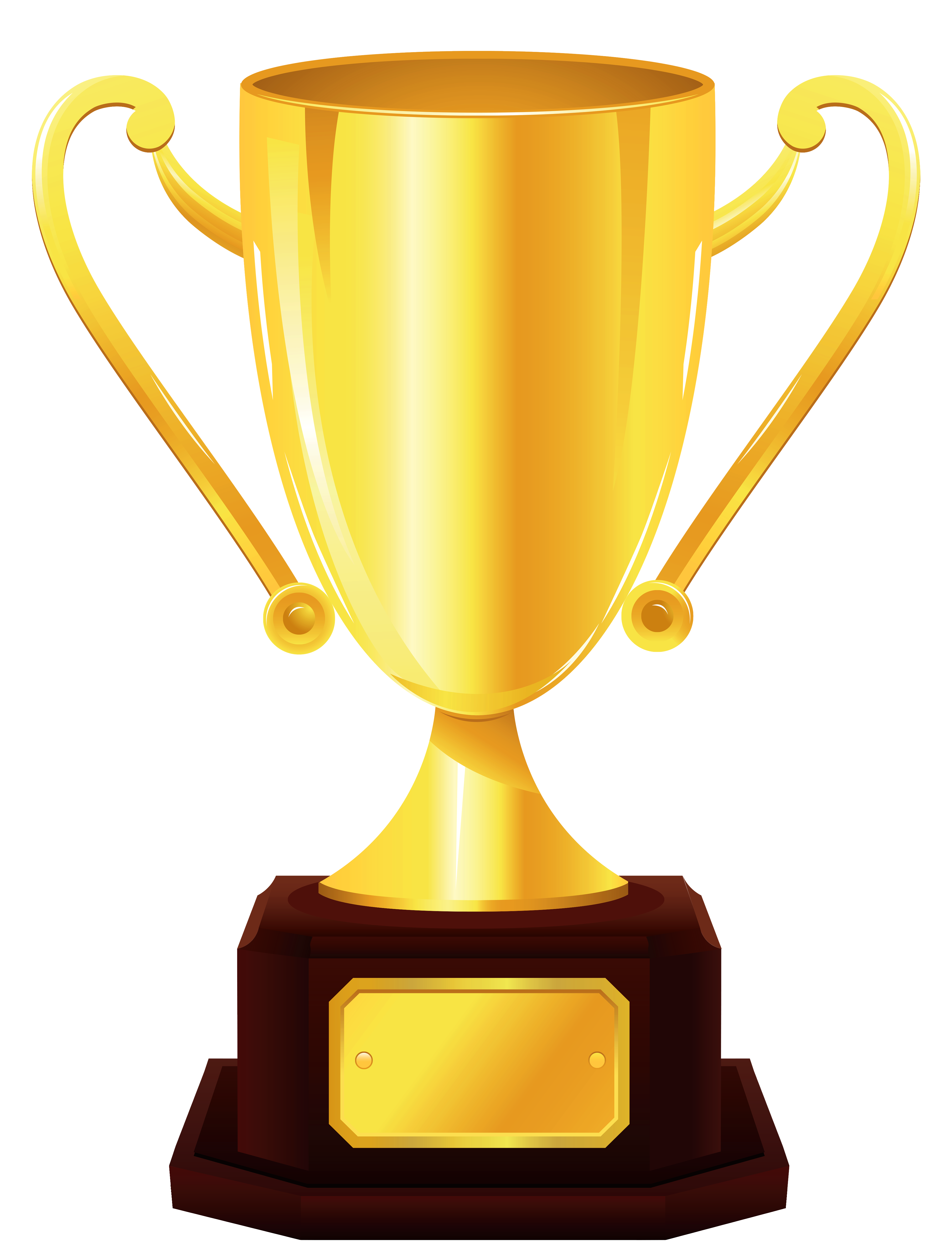Gold Cup Trophy PNG Clipart Picture 