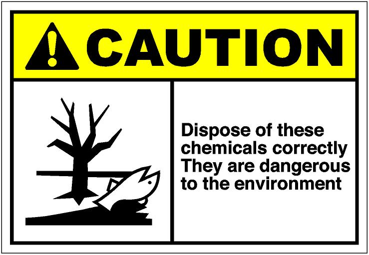 Caution Chemicals Cliparts