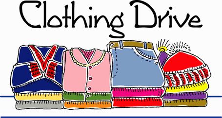 Fall Clothing Drive Clipart 