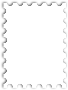 Blank Postage Stamp Clipart 