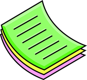 Green Paper Cliparts