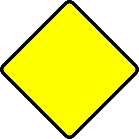 blank street signs 