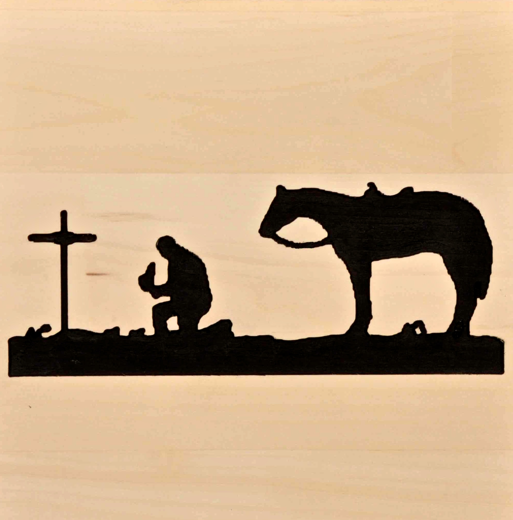 Praying Silhouette
