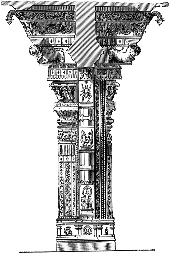 Pillar in Trimal Naik&Tschultri 