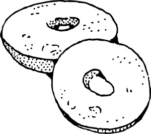 Bagel clip art Free Vector / 4Vector 