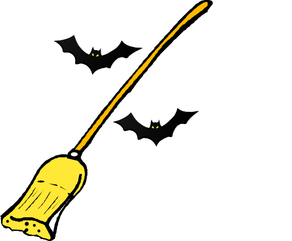 Witch Broom Clipart 