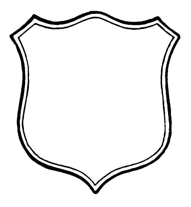 blank shield with banner