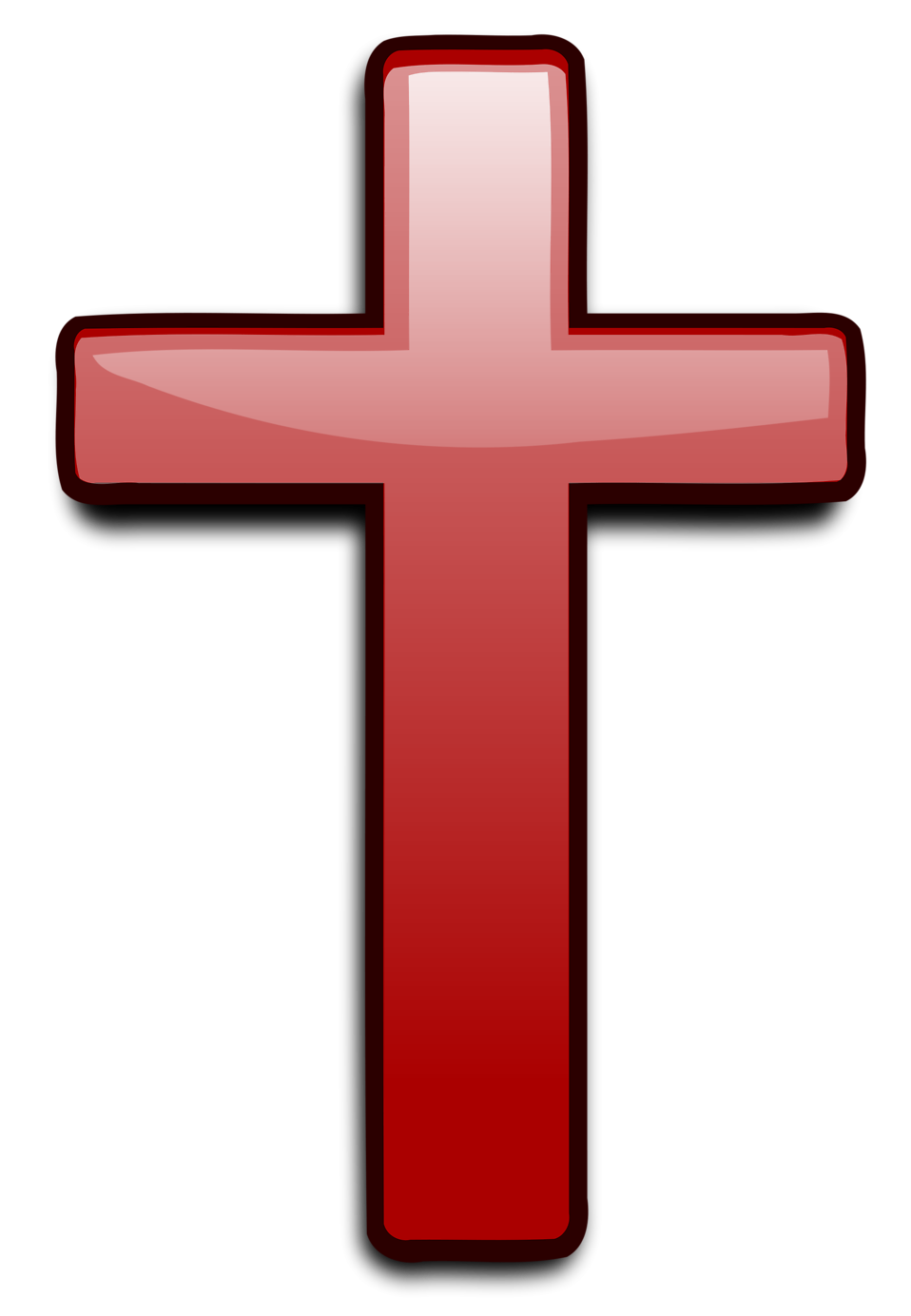 Red Christian Cross Clipart 