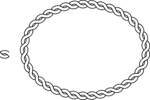 Rope Border Oval Clip Art at Clker 