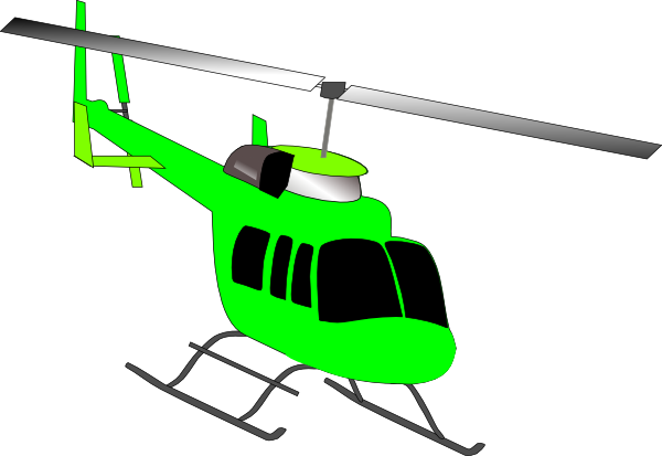 Army Grenn Helicopter Clipart 