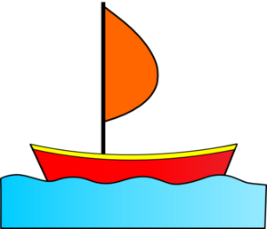 Boat On Water Clipart 