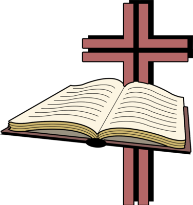 Cross And Bible Clipart 