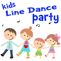 Country dance kids clipart 