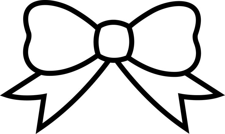 cheer bows drawings