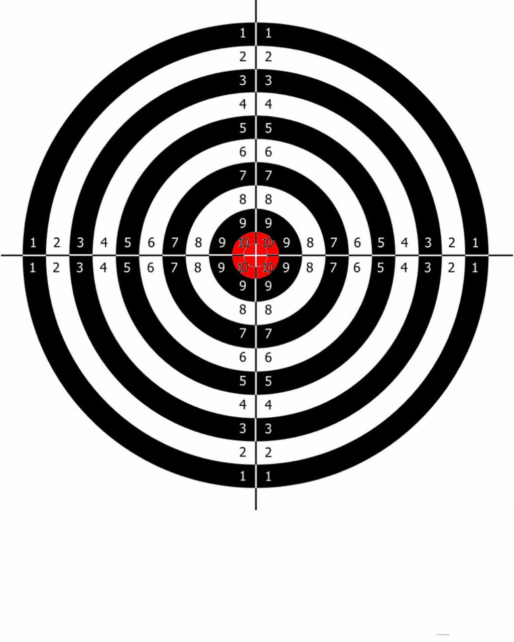 Printable Shooting Target 