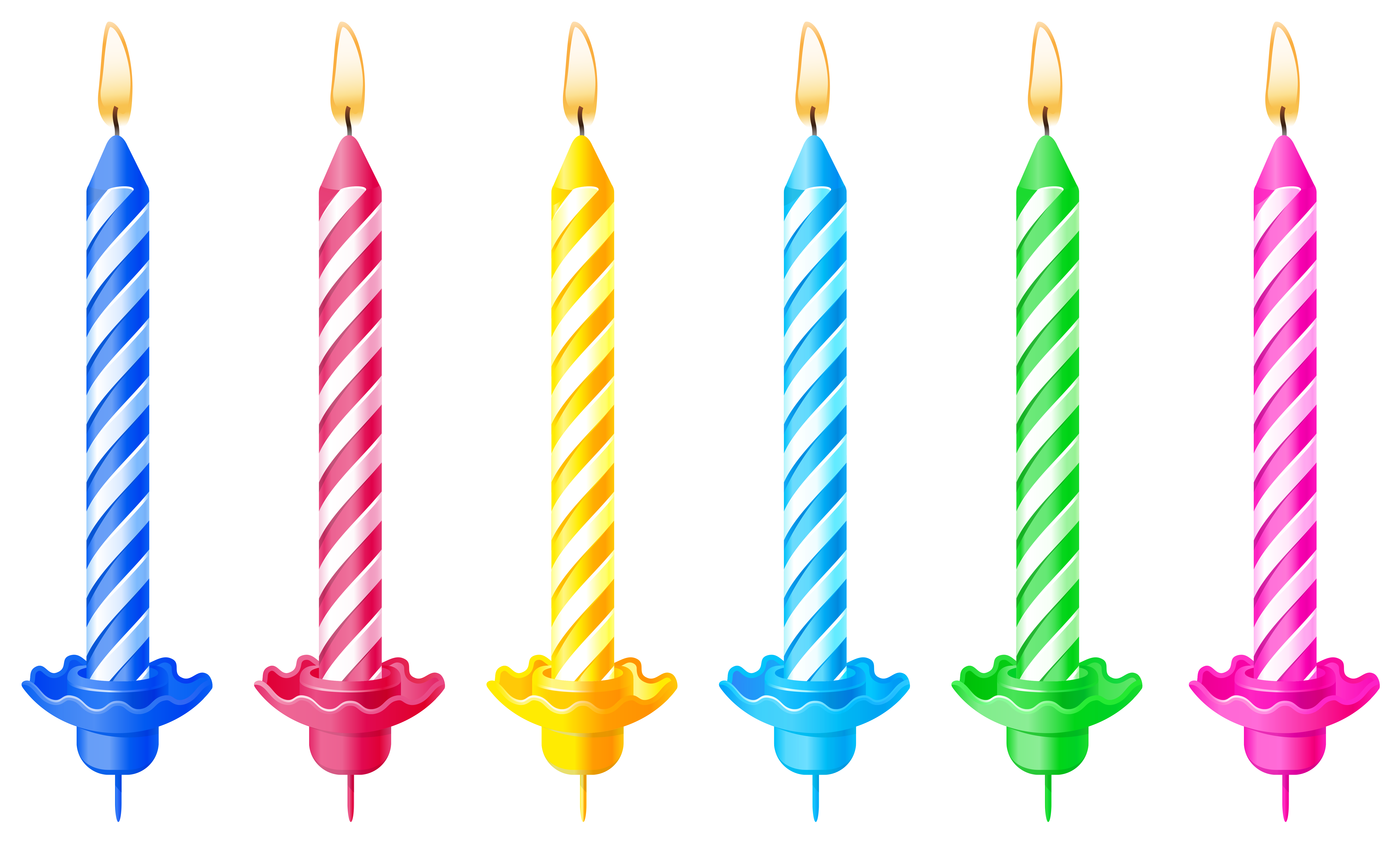 39+ Birthday Candle Border Clipart 