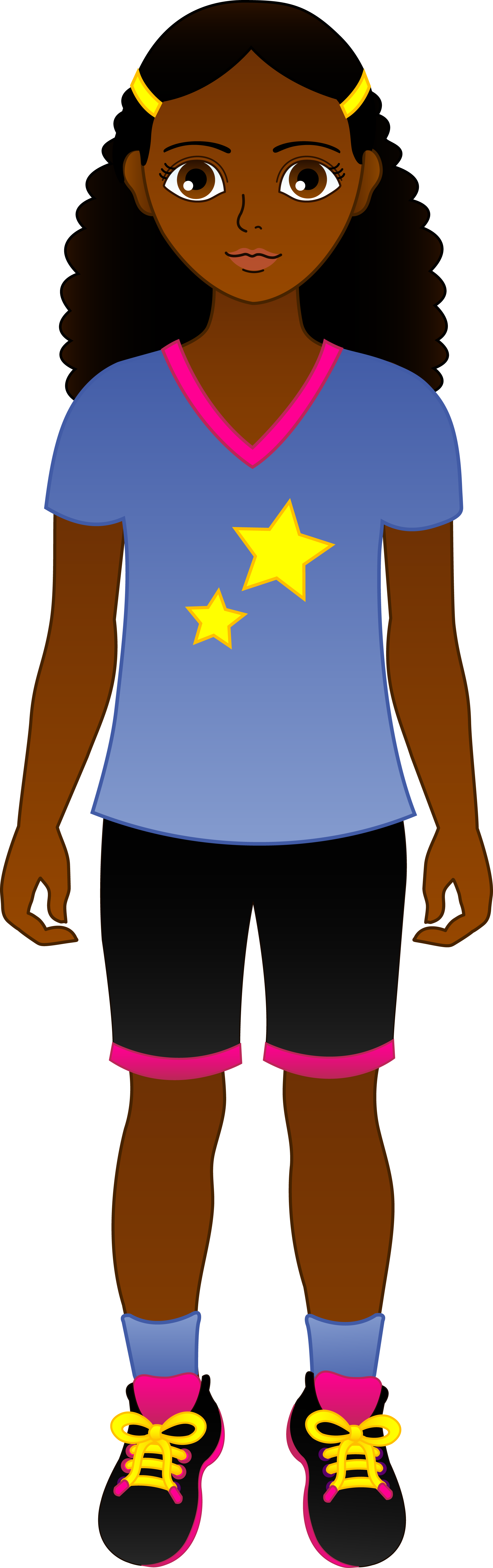 Clipart african american girl 