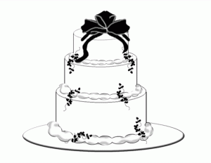 Clip Art Wedding Cake Clipart 