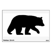 Bear Cub Silhouette Clipart 