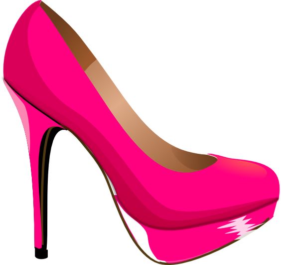 pink heels clipart - Clip Art Library