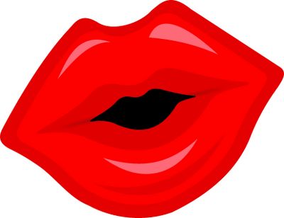 Image of Kissy Lips Clip Art Lipstick Kiss Illustration Of 