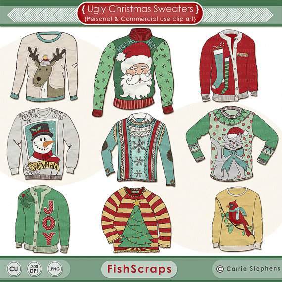 ugly christmas sweater art lesson - Clip Art Library