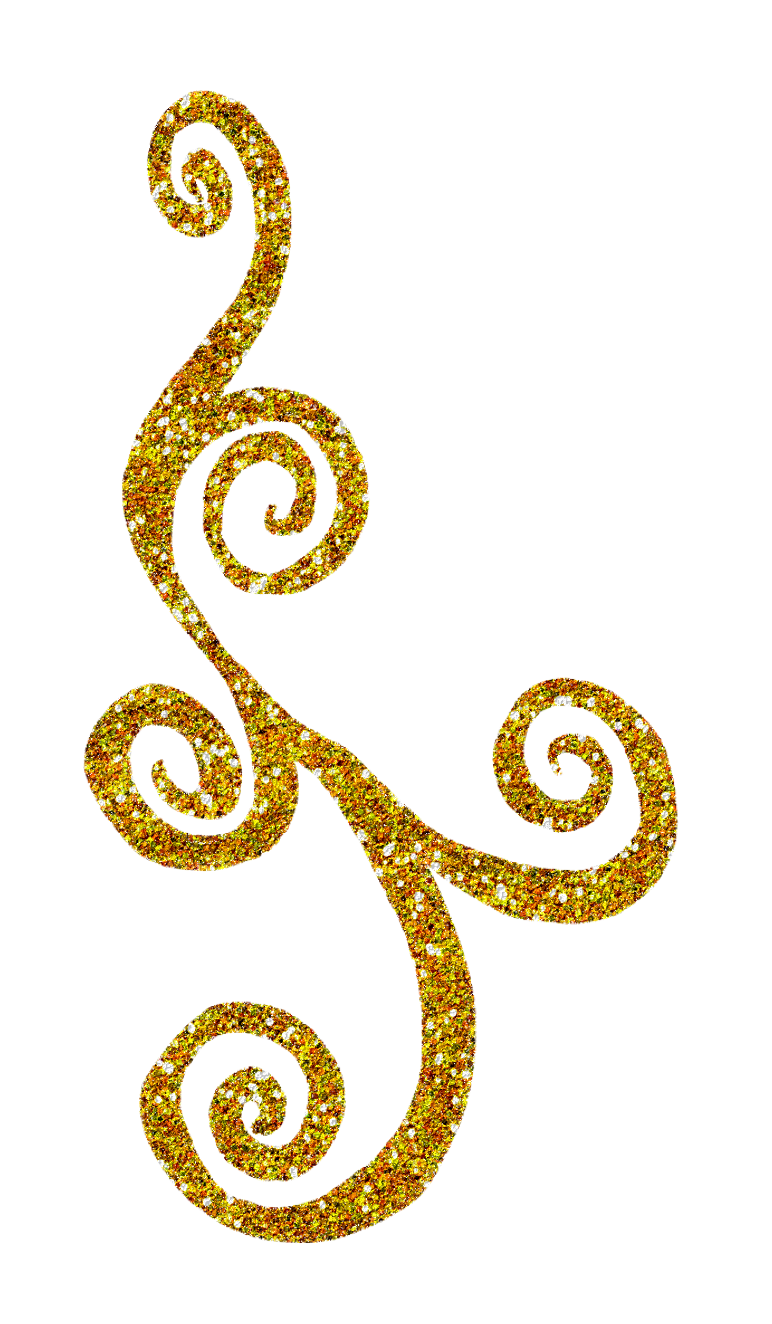 Gold Swirl Clipart 