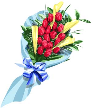 Tulip Bouquet Cliparts
