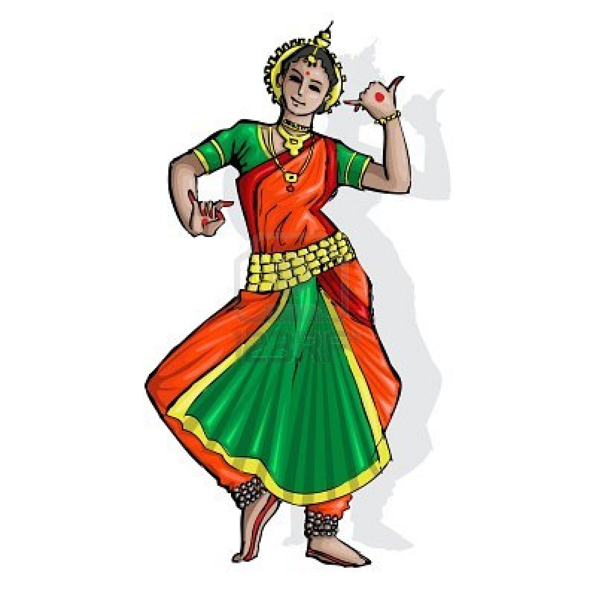 indian dance clip art