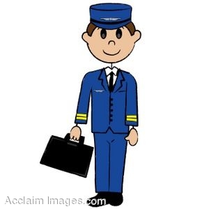 Pilot Man Clipart 