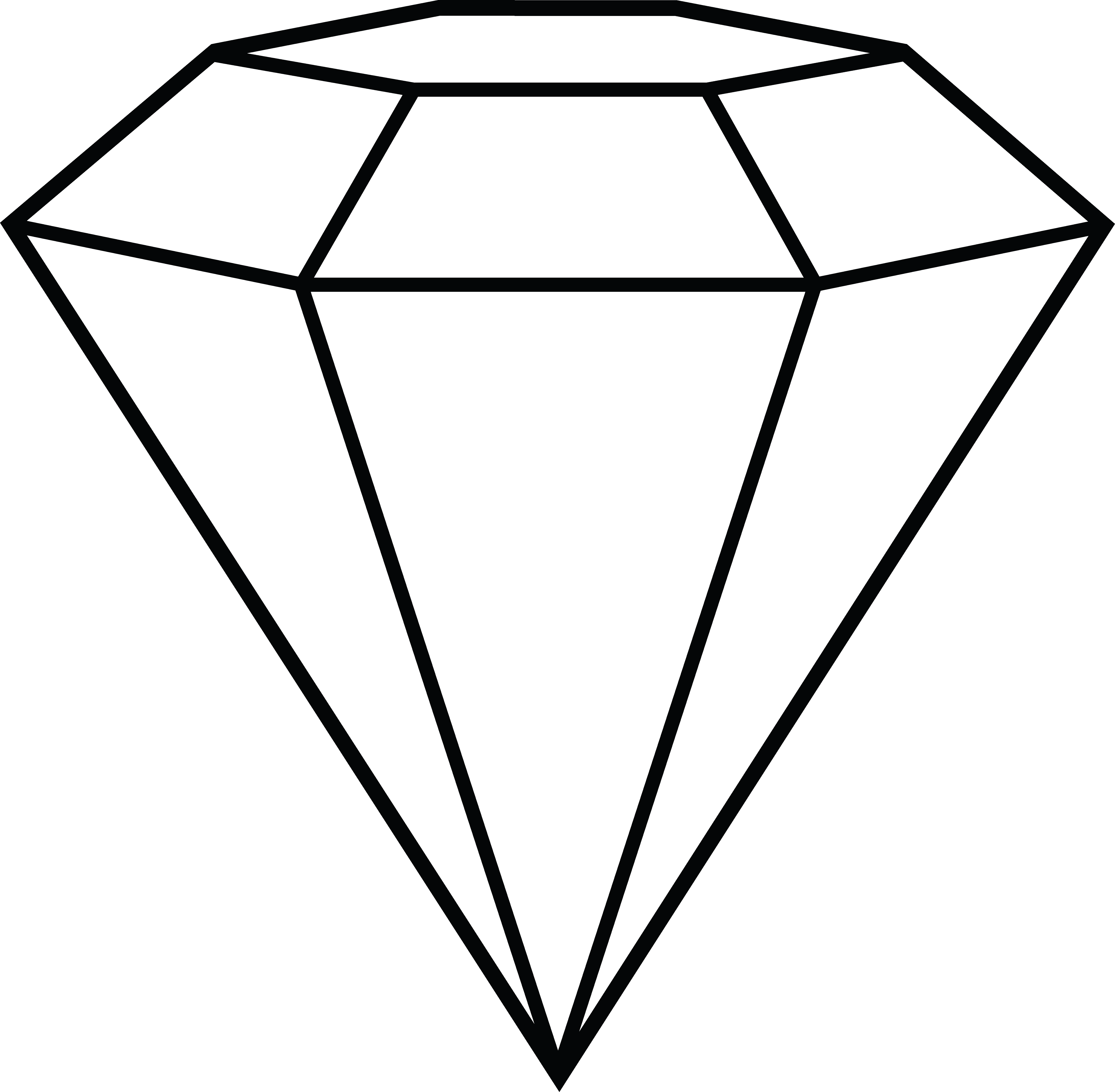 Black diamond clipart 