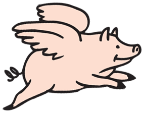 when pigs fly clip art