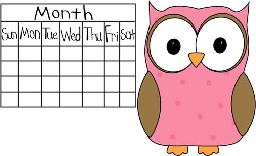 Cute Calendar Clip Art Clip Art Library