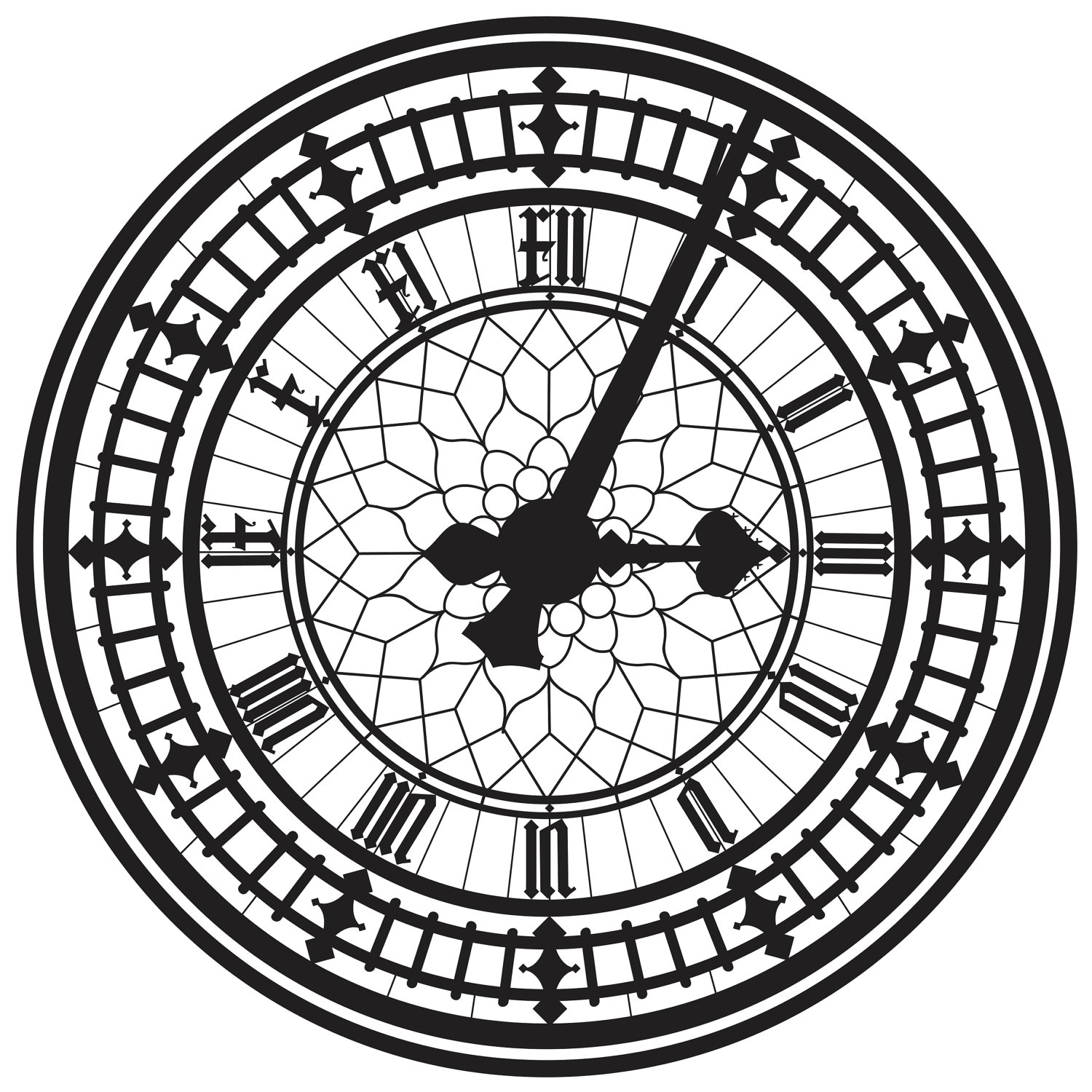 Лондон часы Биг Бен вектор