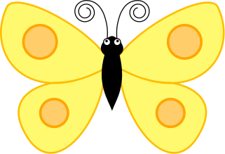 Yellow Butterfly Clip Art – Clipart Free Download 