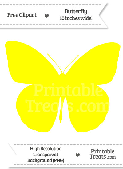 yellow butterfly clipart - Clip Art Library
