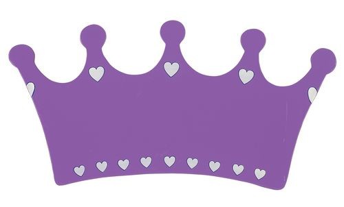purple princess tiara clipart