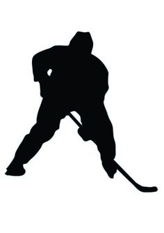 Hockey on hockey players hockey girls and silhouette cliparts 