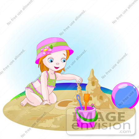 Sandcastle Border Clipart 