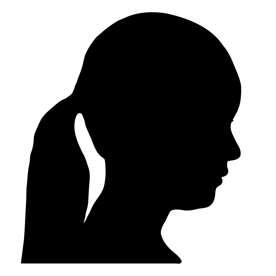 Woman Face Silhouette Clipart - Pin On Shower Ideas | Boddeswasusi
