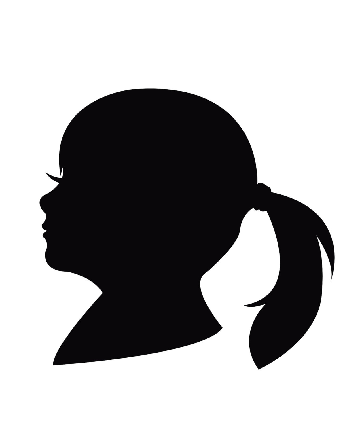 Female Head Silhouette 