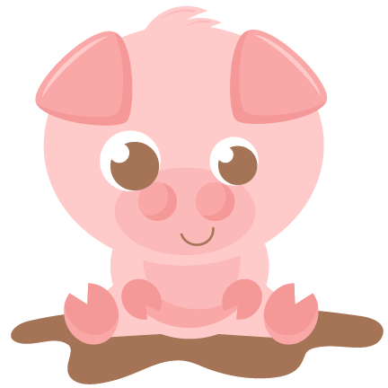 Cute clipart pig 