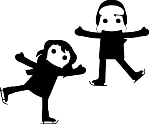 Skating cliparts 