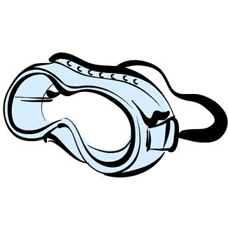 Science safety goggles clipart 
