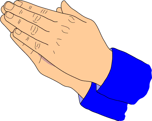 Praying Hands Clipart Bible 