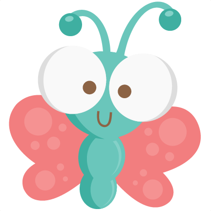 Cute butterfly clipart silhouette 