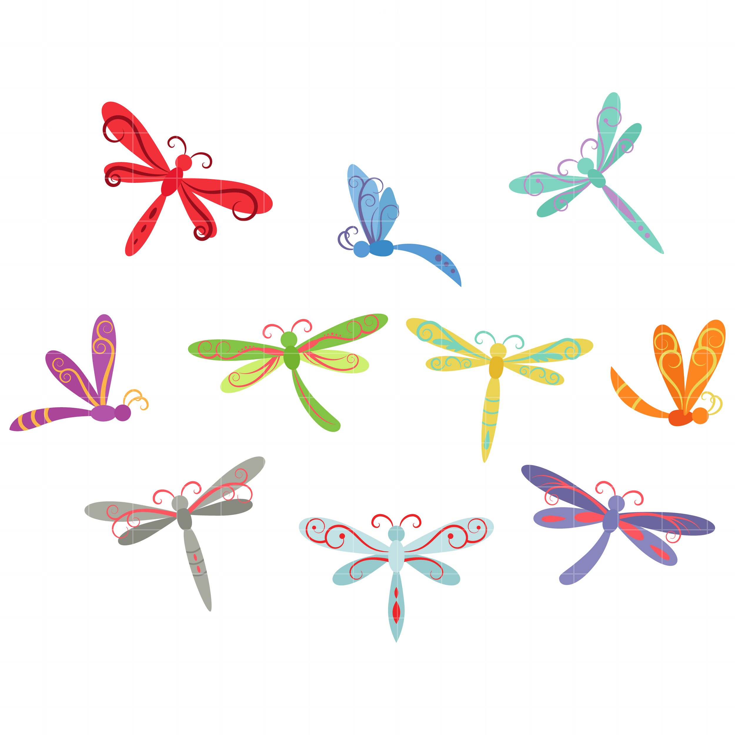 Dragonfly clip art stock image free clipart image 2 clipartcow 