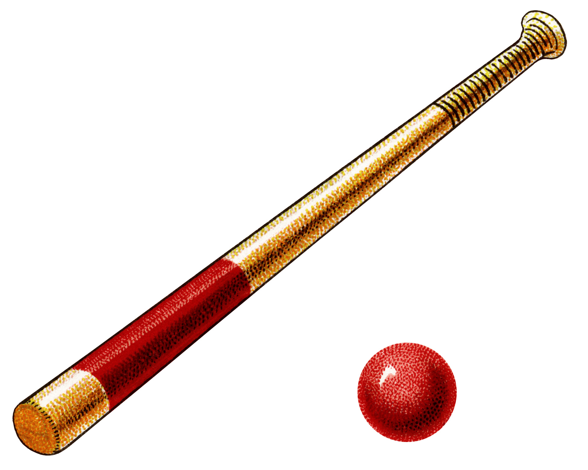 Vintage Baseball Cliparts