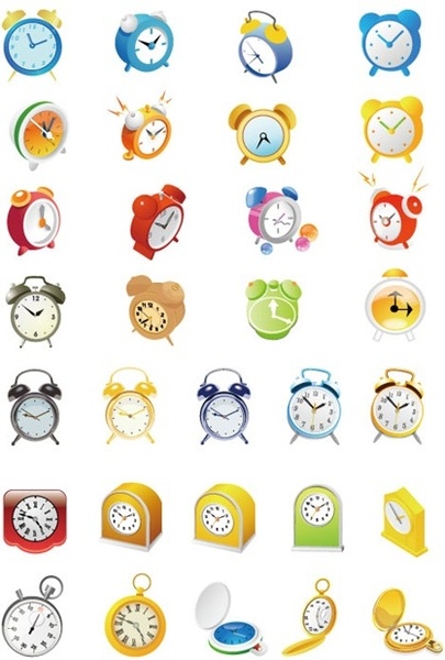 Alarm clock clip art free vector download 